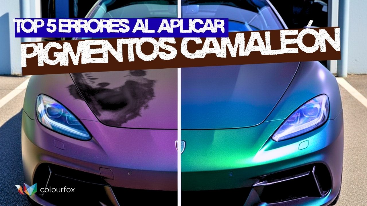 Top 5 errores al aplicar pigmentos camaleón (y cómo solucionarlos)